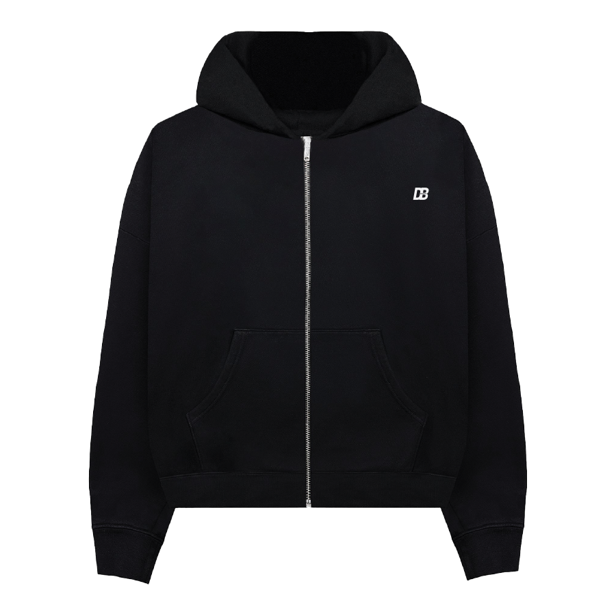 Logo Zip Hoodie