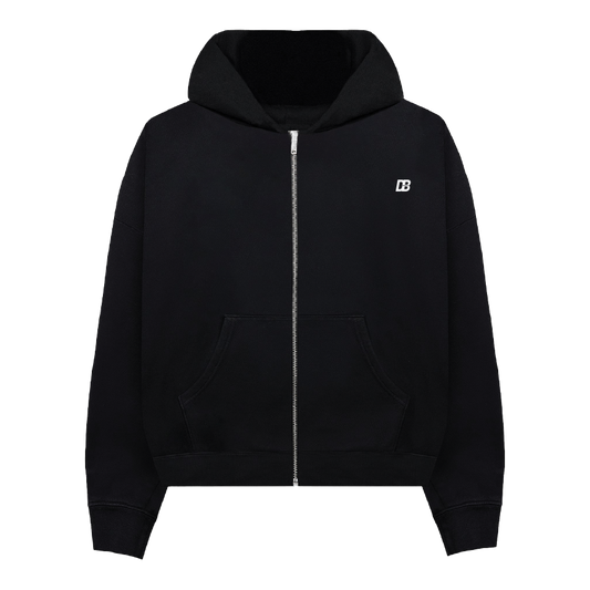 Logo Zip Hoodie